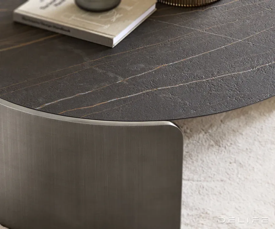 klub stolić haru 90x35cm, materijal: keramika laminam noir desir - slika 5