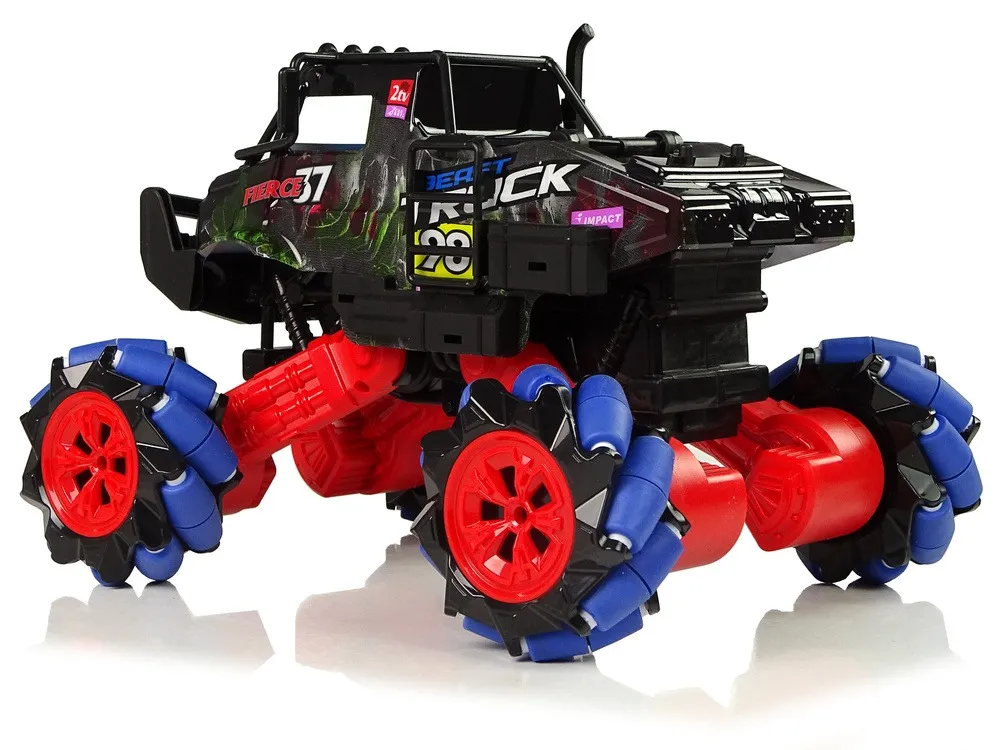 remote controlled 1:16 blue 2.4g 360 degree terrain drift car - slika 4