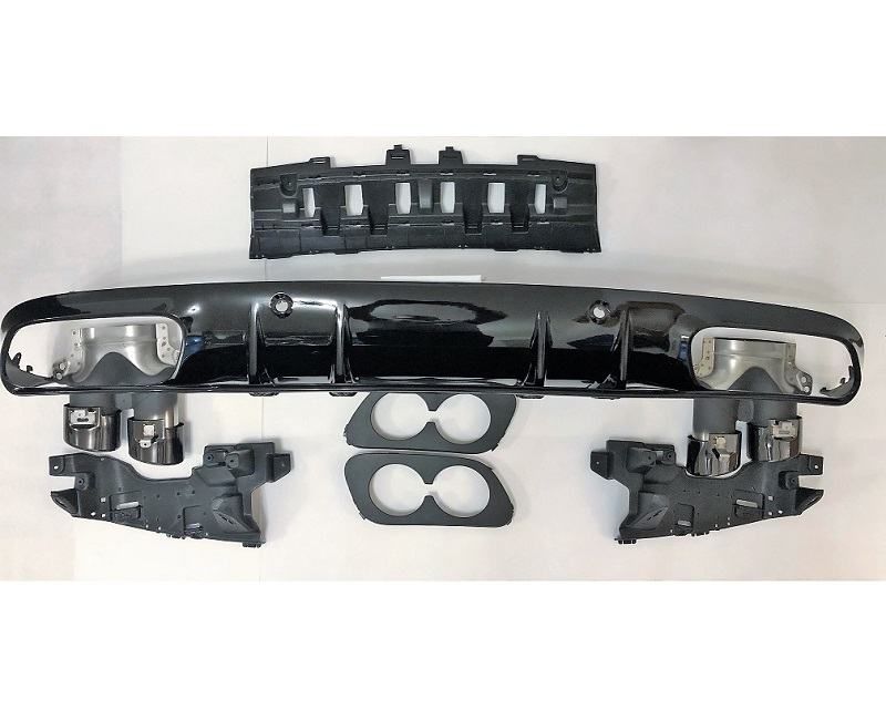 difuzor+nastavci auspuha c43-c63 za mb c w205 - amg-top izgled - slika 4