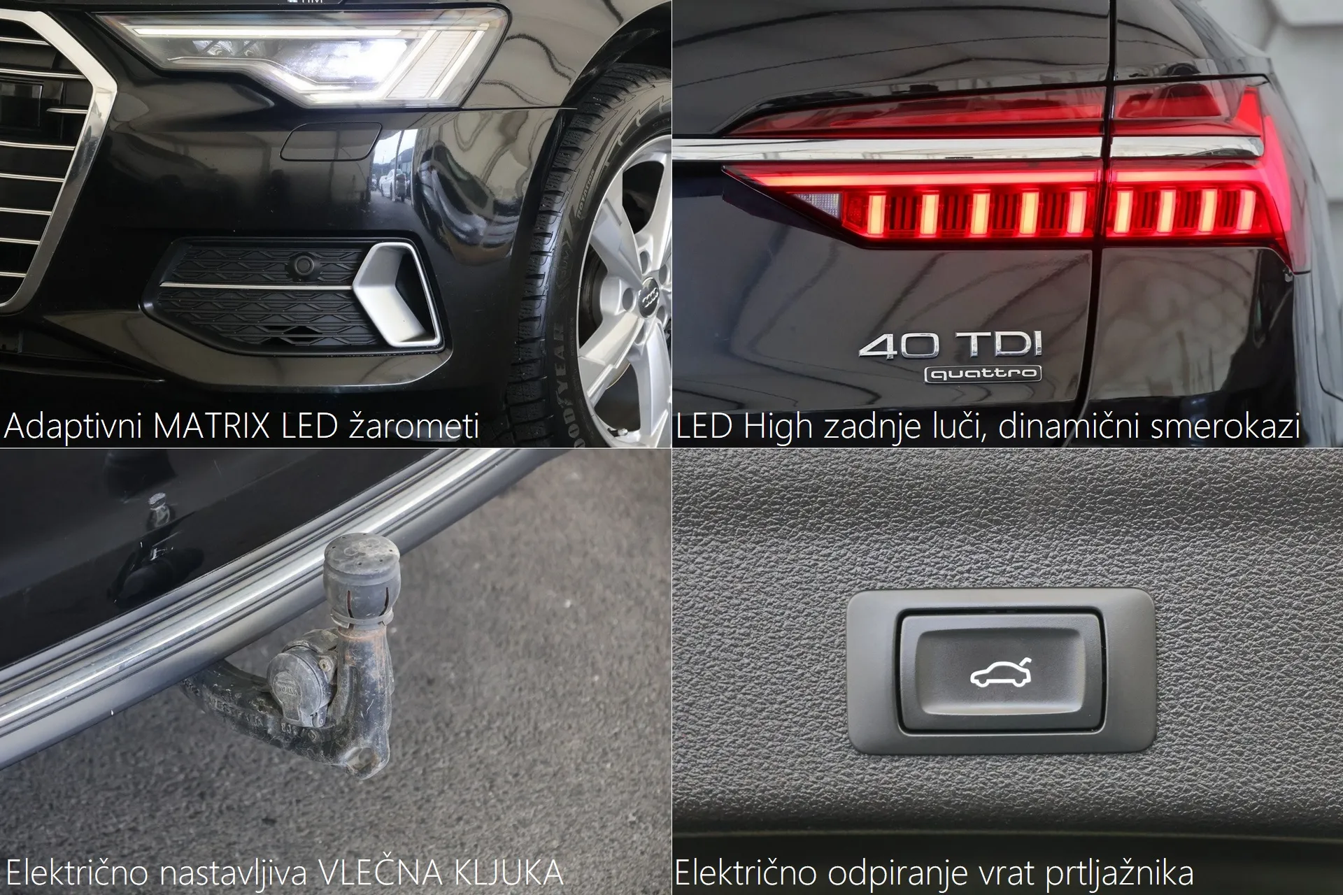 audi a6 avant 40tdi quattro s-tronic sport 204km matrix webasto - slika 19