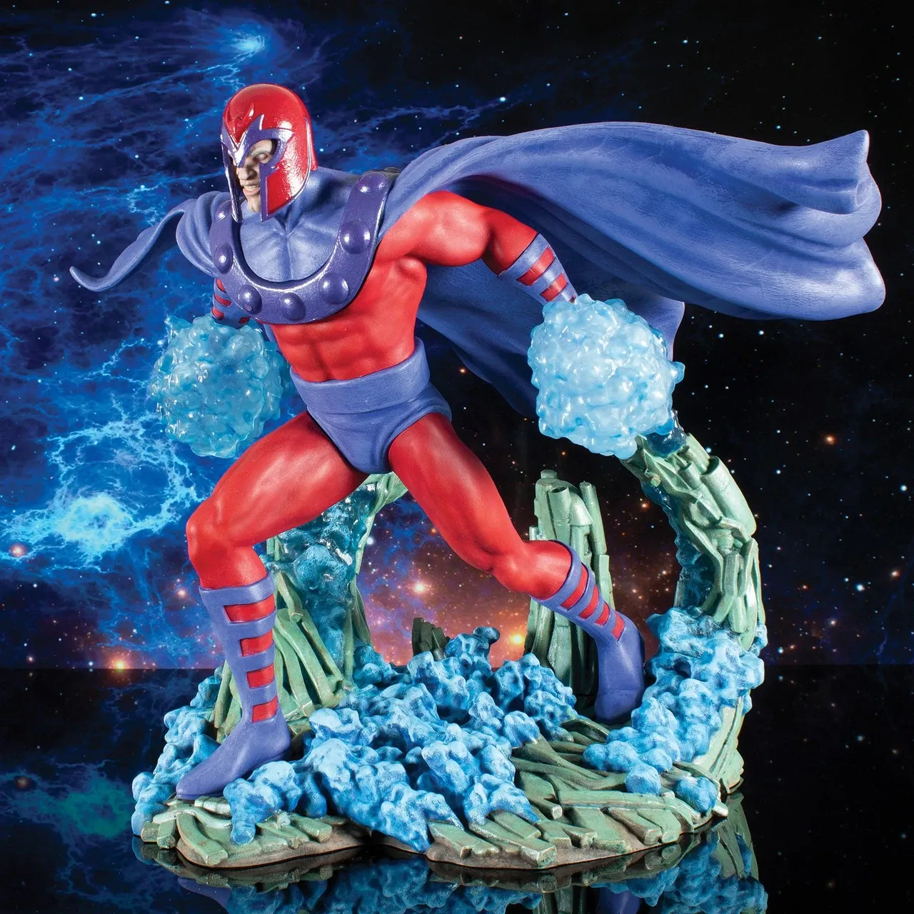 diamond select marvel gallery: magneto (comic) figura, 25 cm - slika 5