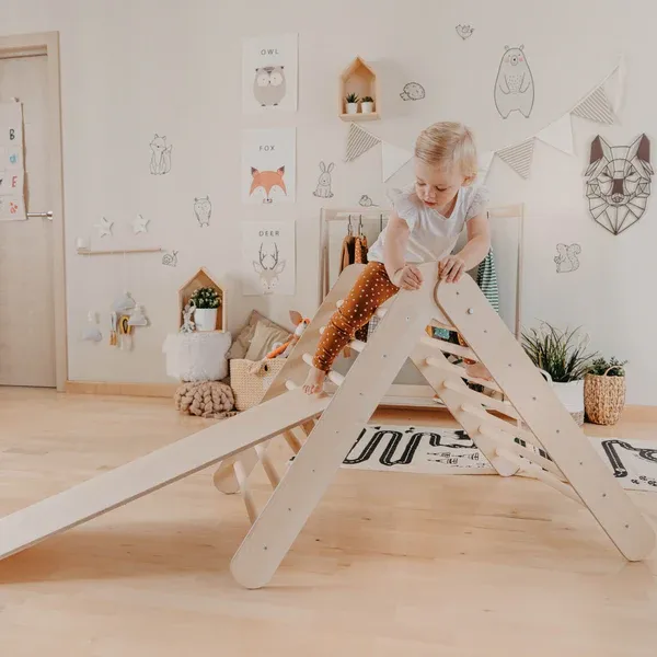 montessori trokut za penjanje s rampom - slika 4