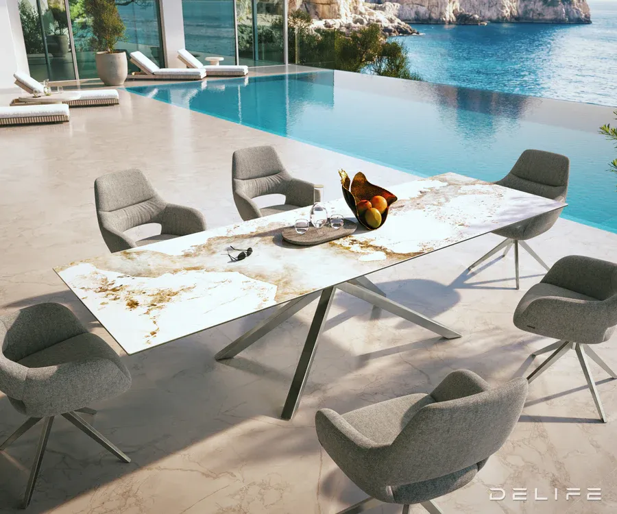 outdoor stol edge 300x100cm, materijal: keramika minas melange - slika 4