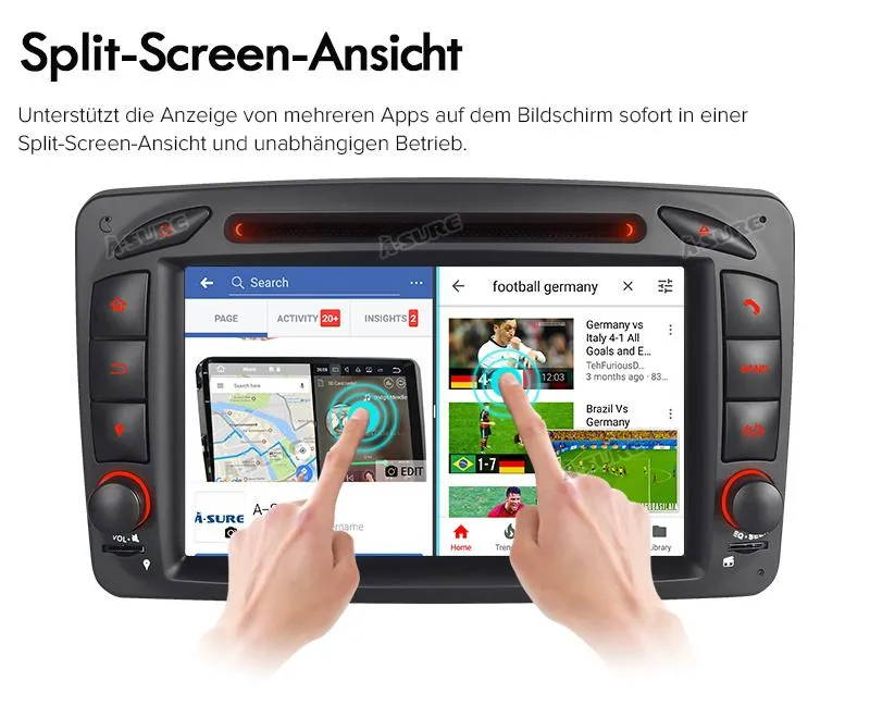 mercedes c klasa g klasa vito viano original android multimedija - slika 10