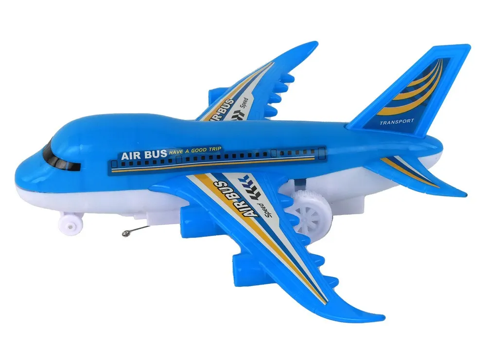 remote controlled airplane r/c lights blue diy - slika 3