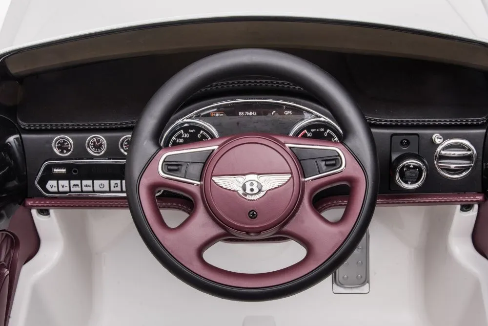 licencirani auto na akumulator bentley mulsanne - bijeli - slika 7