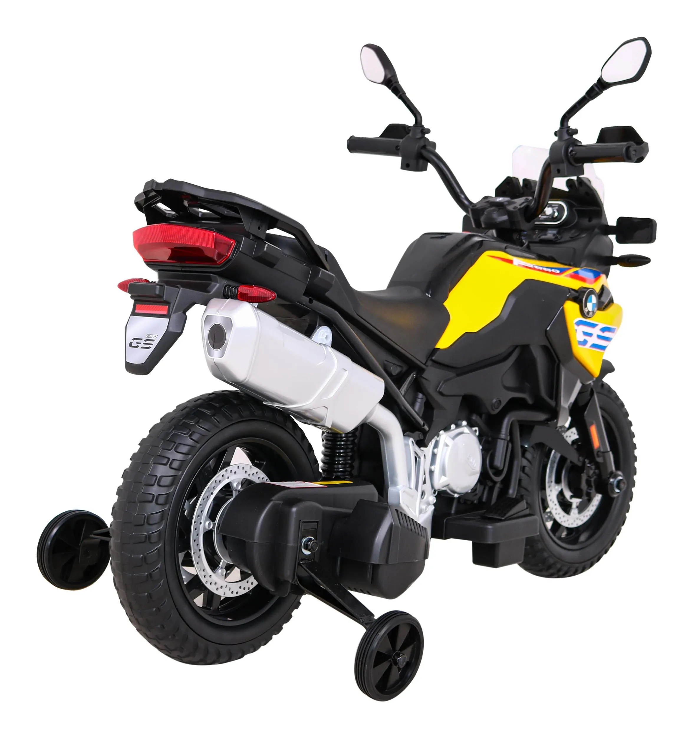 licencirani motor na akumulator bmw f850 gs - žuti - slika 7