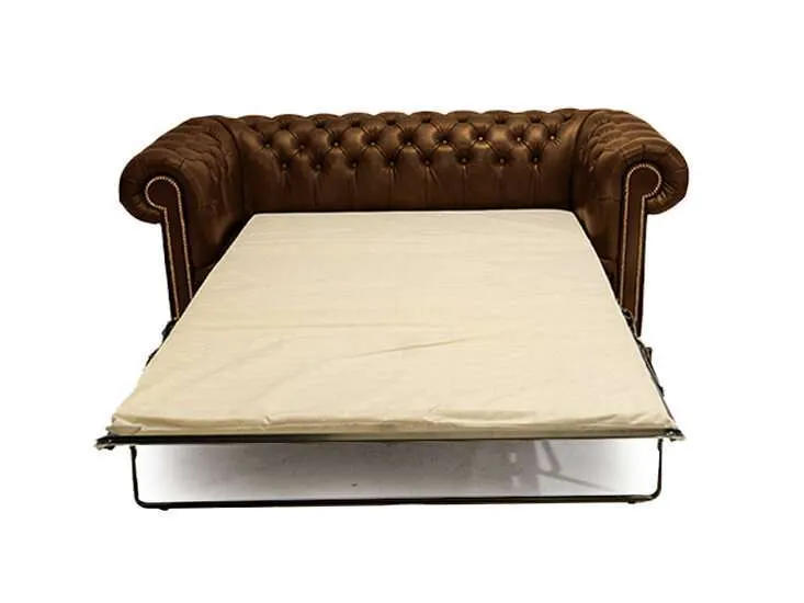 Chesterfield Trosjed Ležaj Class Leather | 3-sjedišta - Ježdovec, Zagreb