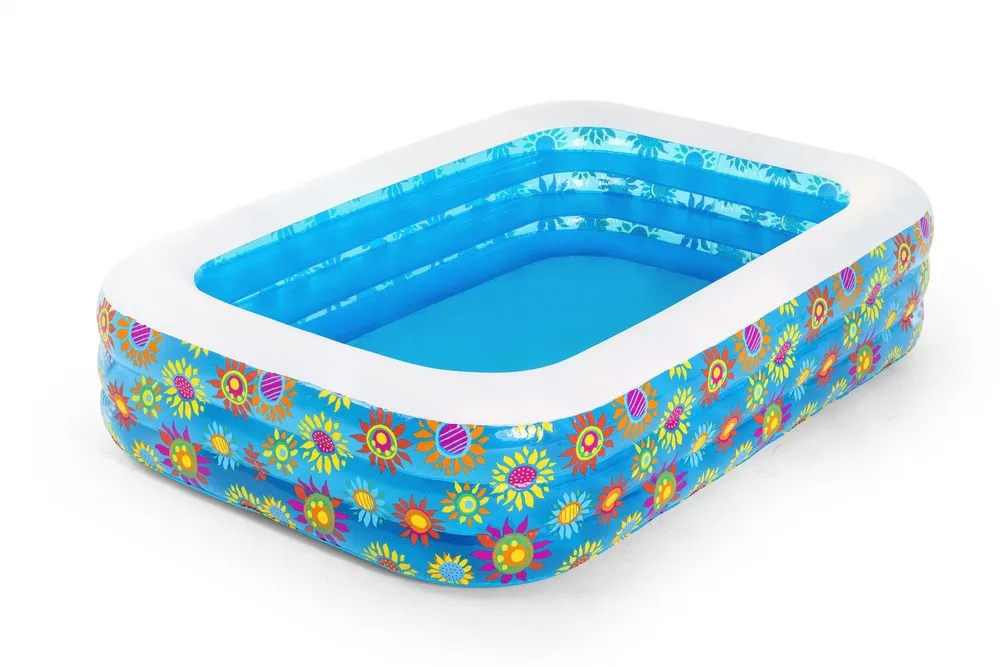 bazen na napuhavanje flowers 229 x 152 x 56 cm bestway 54120 - slika 8