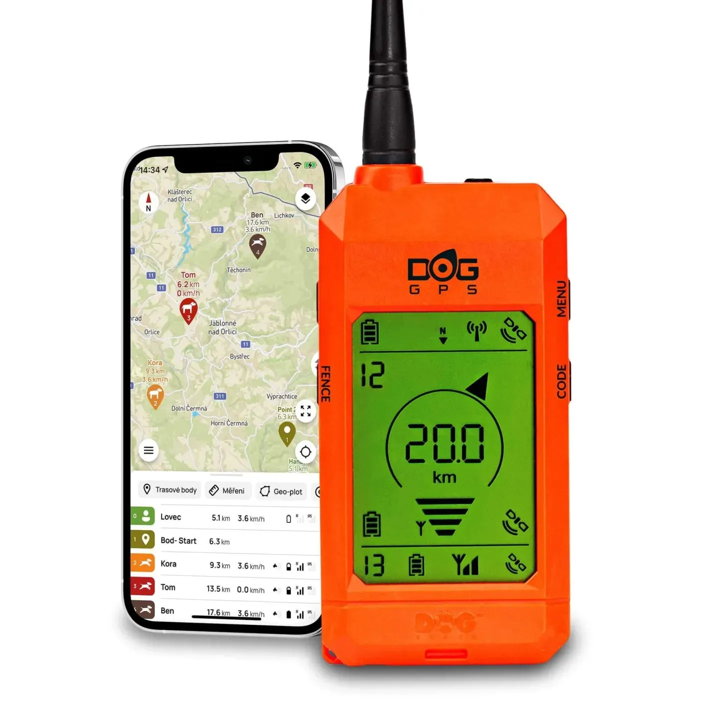 D-GPS X30 navigacija za pse Dog Trace - prijemnik - Poreč