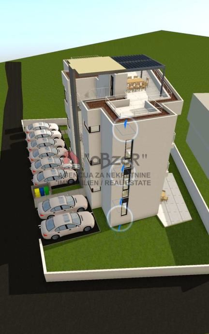petrčane-punta radman, trosoban apartaman(105m2) + krovna terasa(87m2) - slika 4