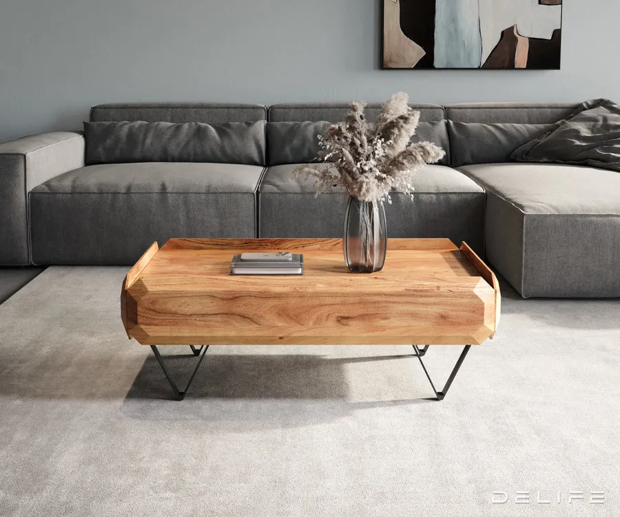 klub stolić kiano 100x50cm, materijal: bagrem - slika 2