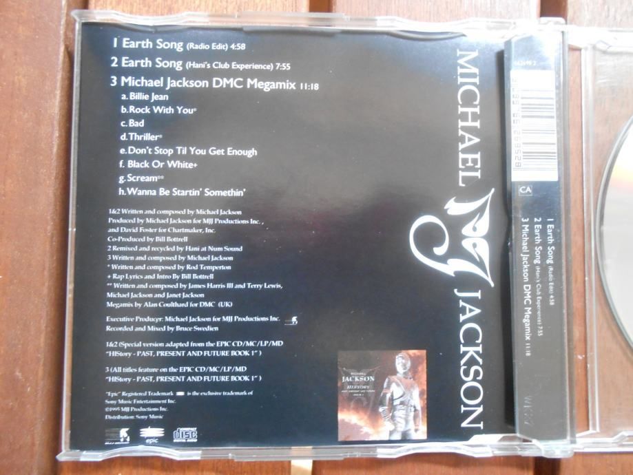 michael jackson ‎– earth song - slika 2