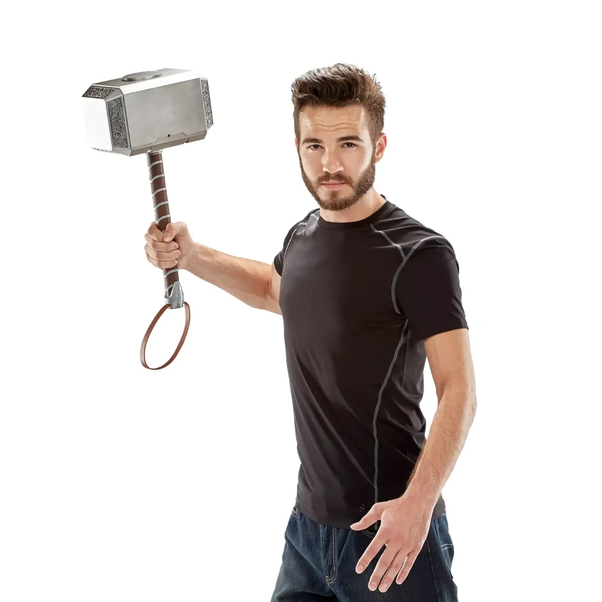 marvel legends series: thor – mjolnir hammer replica - slika 3