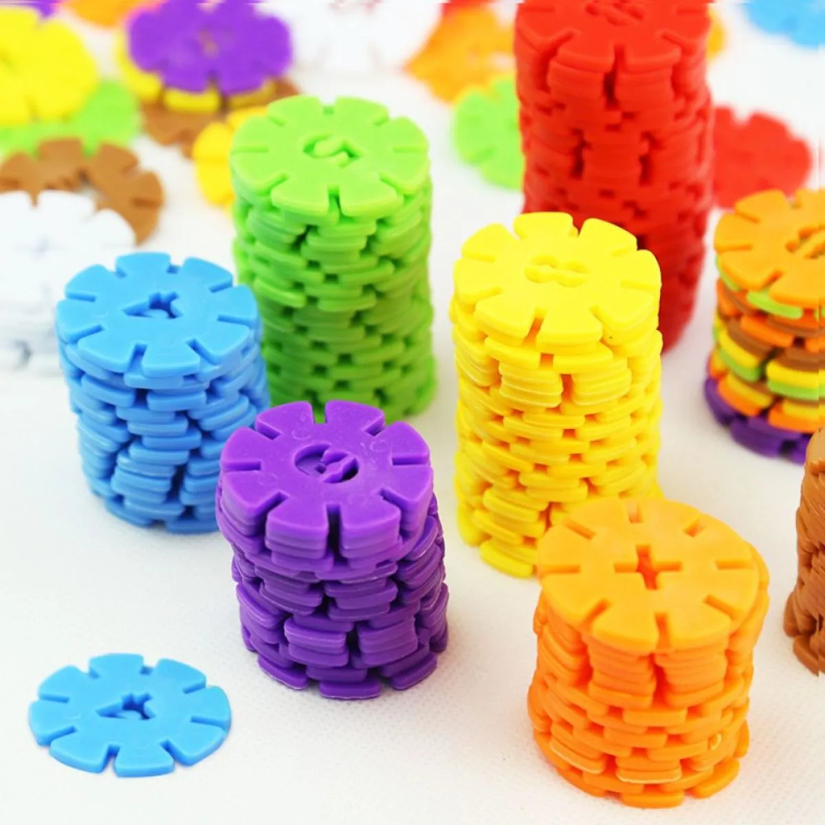 kreativni paket 120kom kockica puzzli za sastavljanje - slika 3