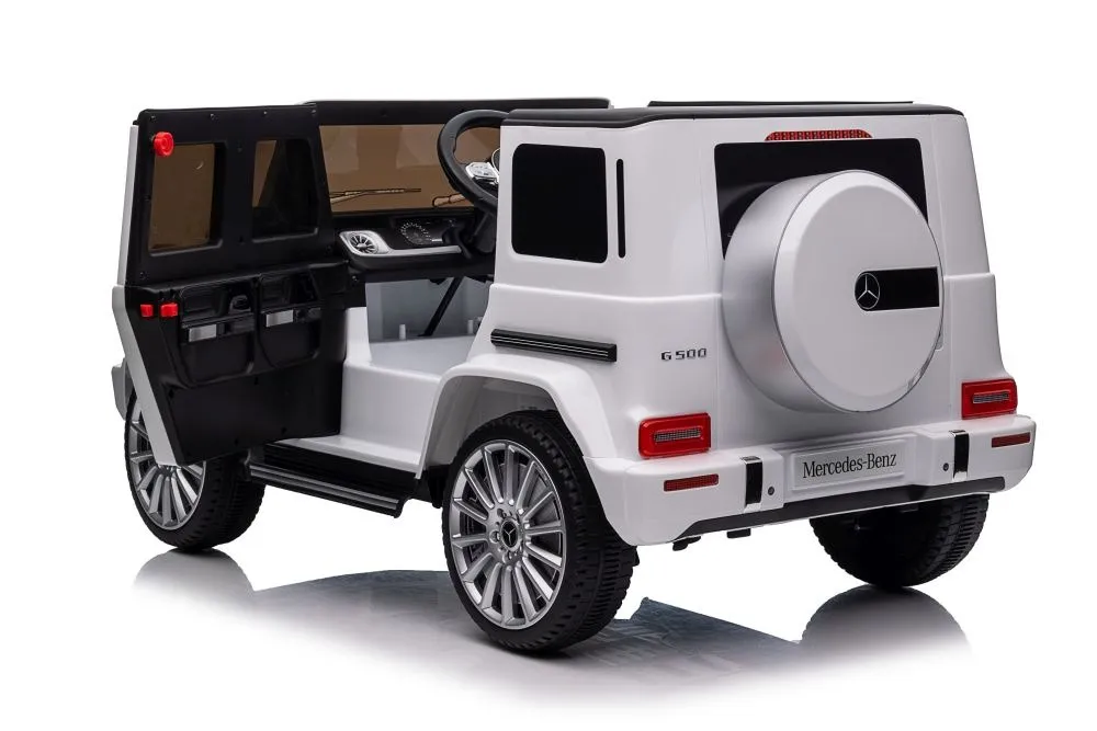 licencirani auto na akumulator mercedes g500 4x4 - bijeli - slika 3