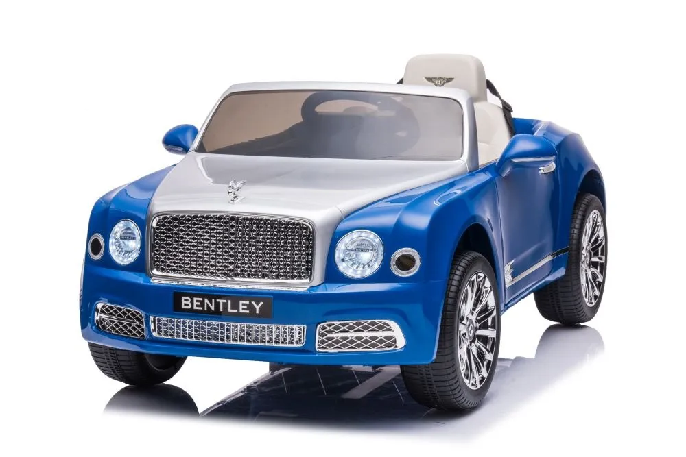 licencirani auto na akumulator bentley mulsanne - plavi/lakirani - slika 6