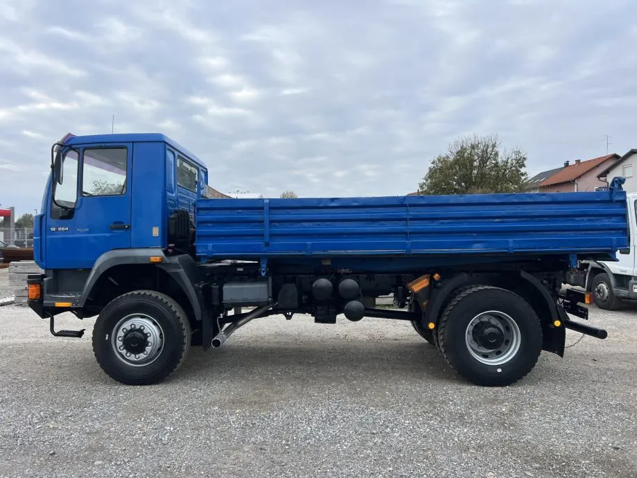 man 18•264 4x4 trostrani meiller kiper, 1998 god. - slika 8