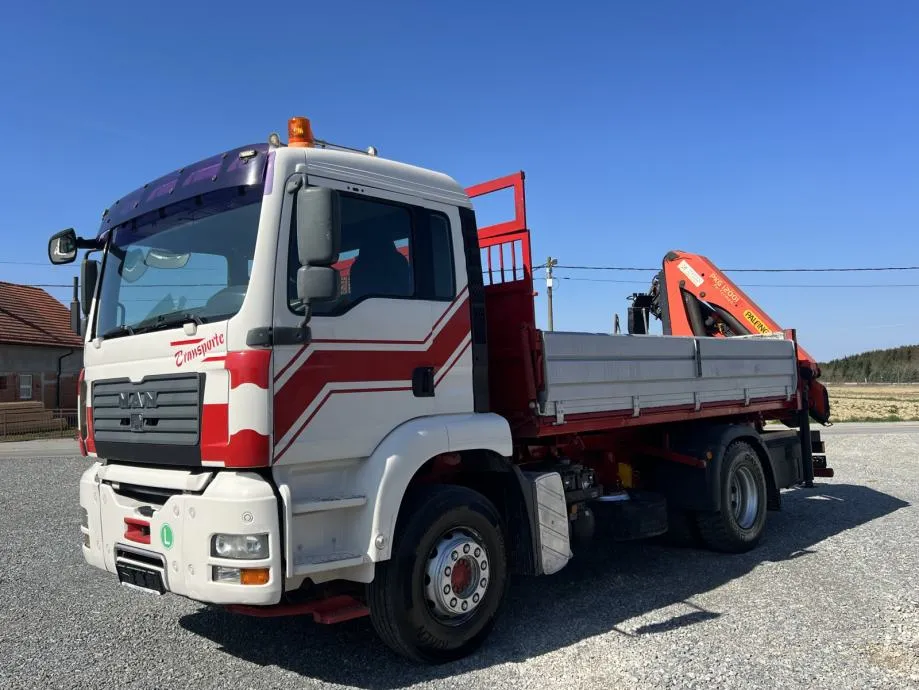 MAN TGA 18.413 kiper kran, 2001 god.