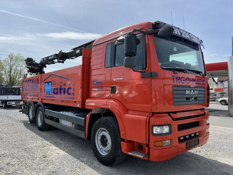 man tga 26 410 s kranom 6x2, 2003 god. - slika 3