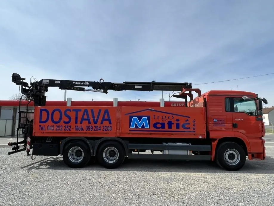 man tga 26 410 s kranom 6x2, 2003 god. - slika 4