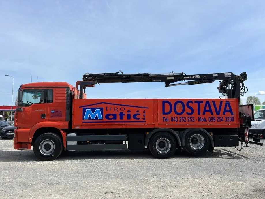 man tga 26 410 s kranom 6x2, 2003 god. - slika 8