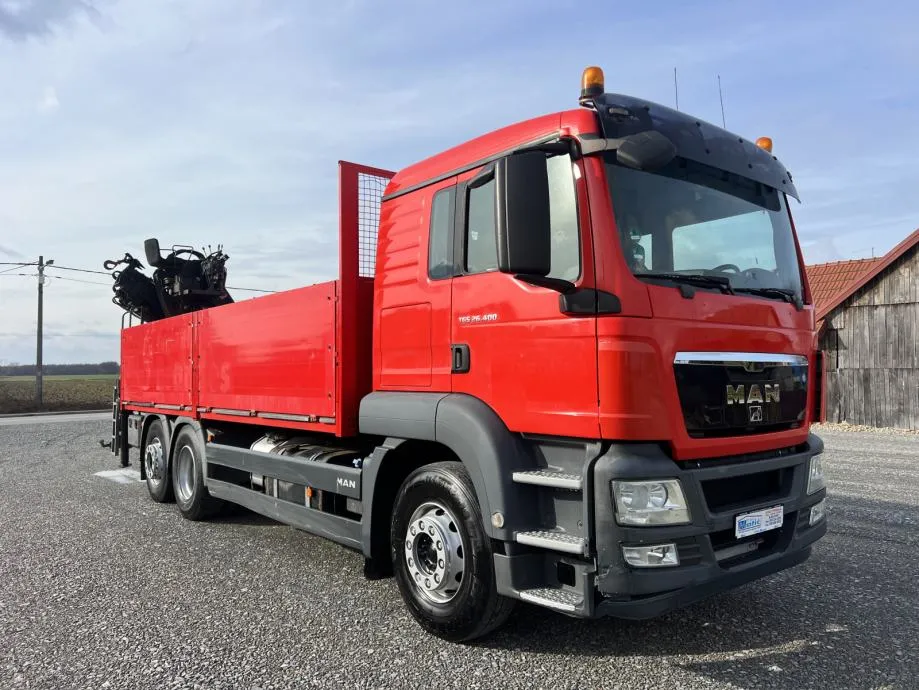 MAN TGS 26.400 , HIAB 166 kran, 2011 god.