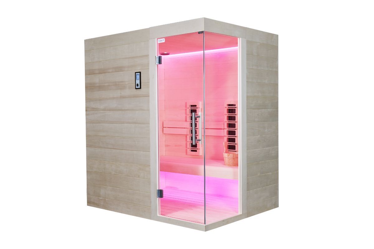 kombinirana sauna – 180 x 140 x 200 cm – elite – aspen - slika 10