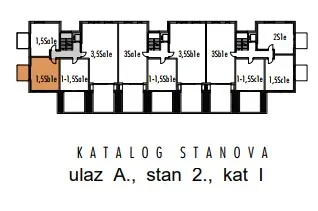 moderna luksuzna novogradnja na odličnoj lokaciji,pregrada ,1s+db, 50,83 m2 - slika 21
