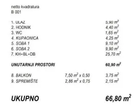 stan, 2s+db, 66.80 m2, novogradnja, sveti križ začretje, b001 - slika 27
