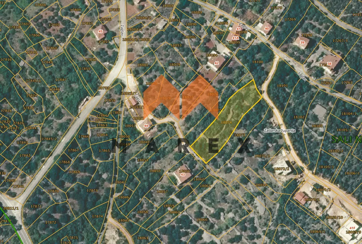 Građevinsko Zemljište Sa Panoramskim Pogledom -Investicija - Sali
