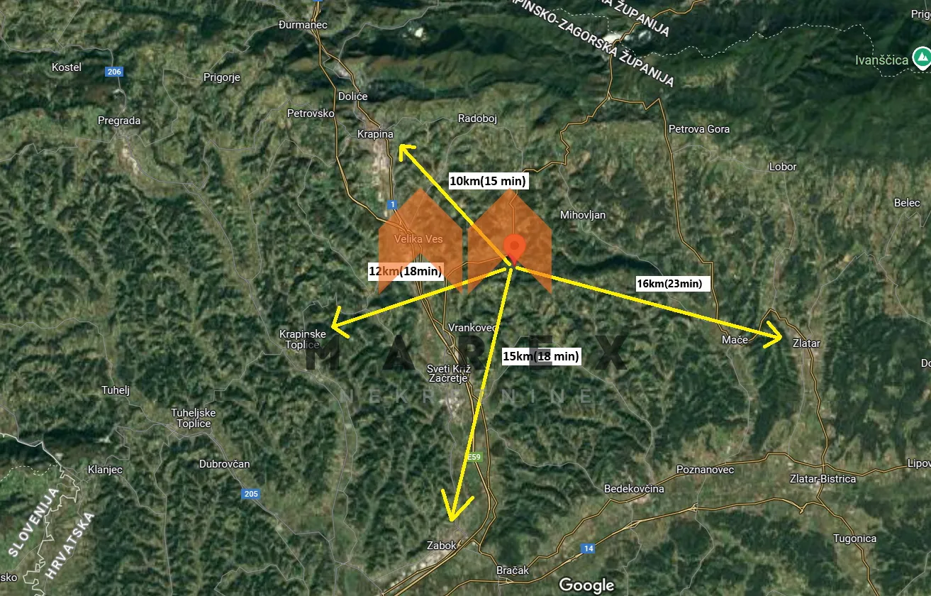 građevinsko zemljište 2600m2, donja šemnica, blizina krapine - slika 9