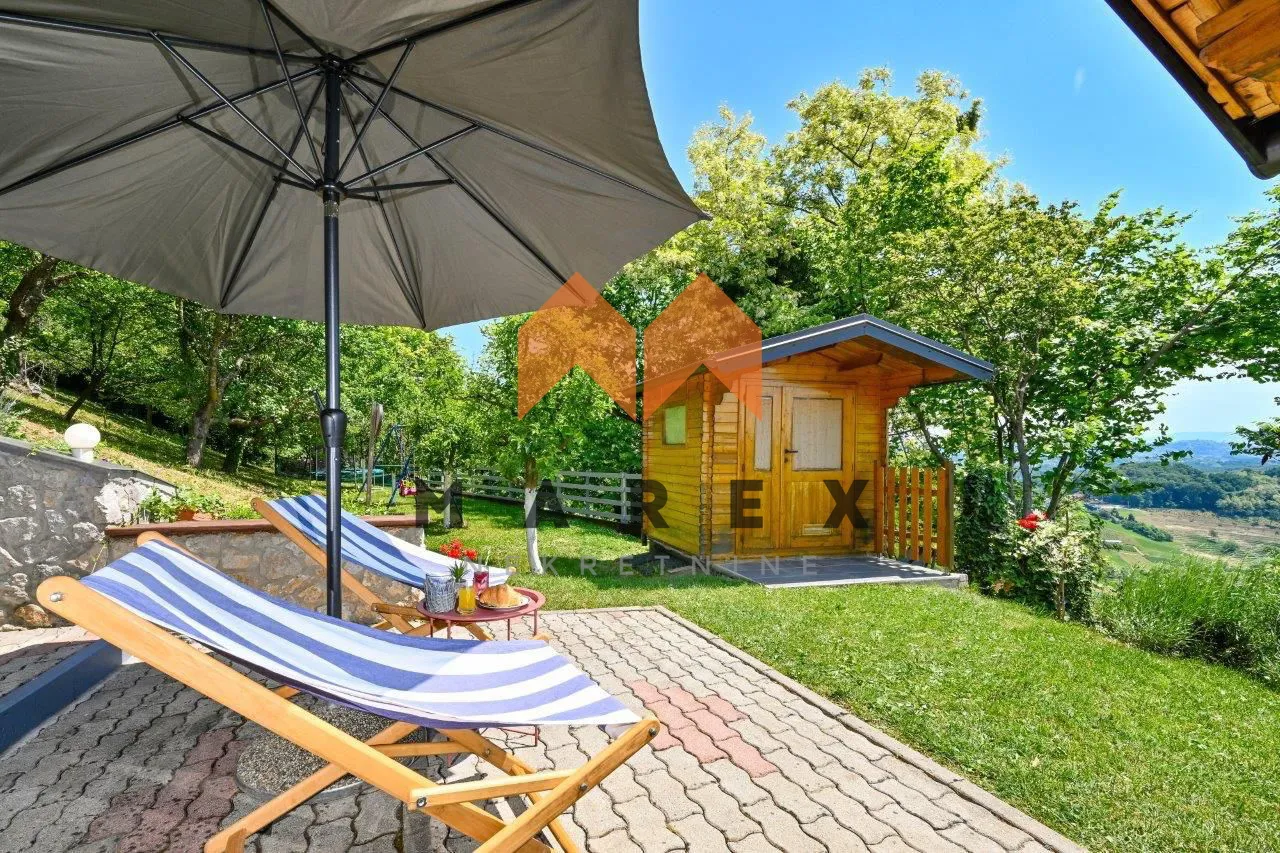kuća za odmor s jacuzzijem i saunom uhodan turistički najam trški vrh, krapina - slika 10