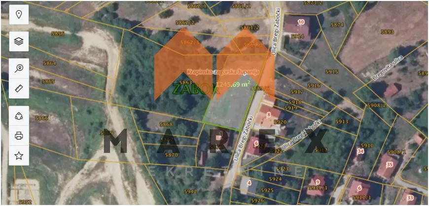 građevinsko zemljište 1240m2, bregi zabočki - slika 6