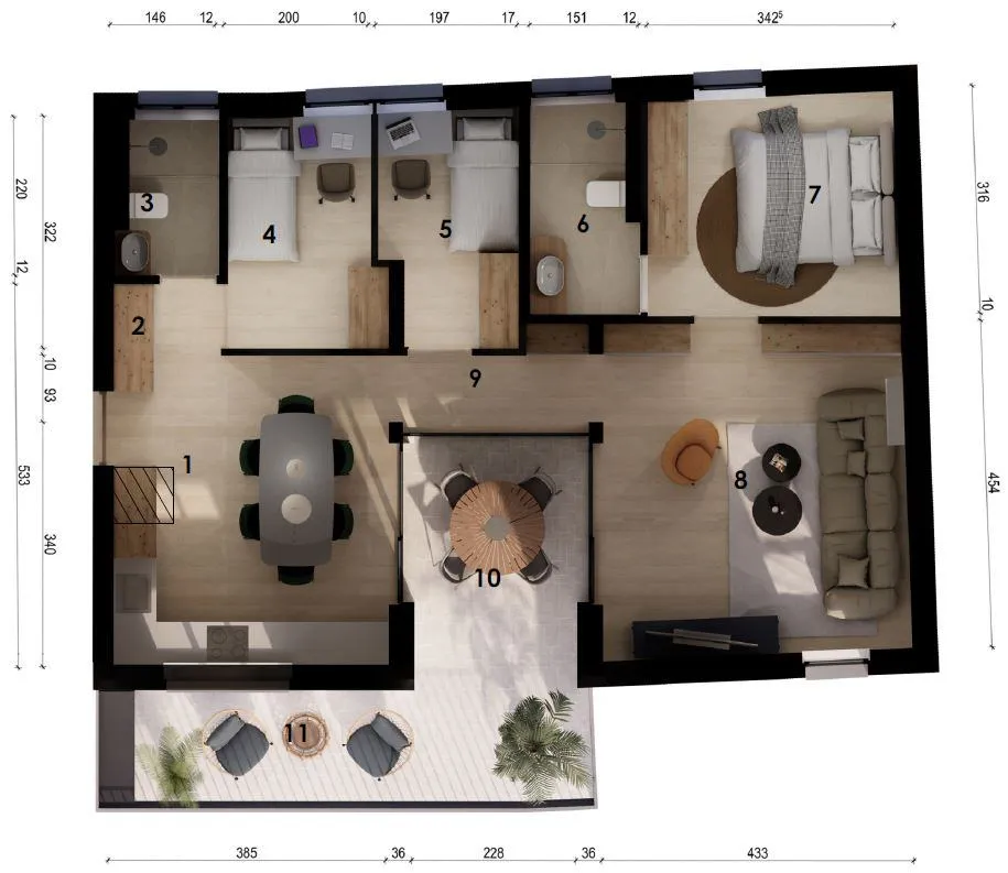 novogradnja! črnomerec, 82.47m2, 4sobe - slika 6