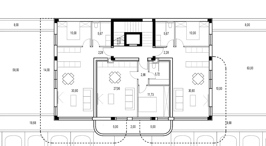 brodarica - 1-sobni stan, pogled na more, 2 parking mjesta, 2b - slika 13