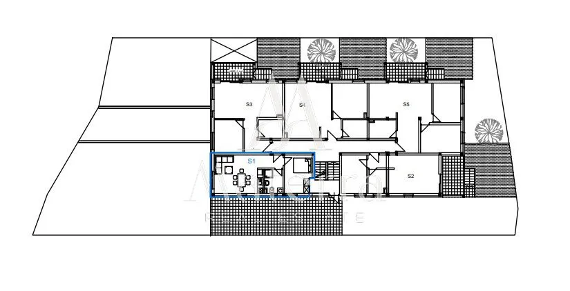 vodice - 1-sobni apartman, novogradnja, sj1 - slika 11
