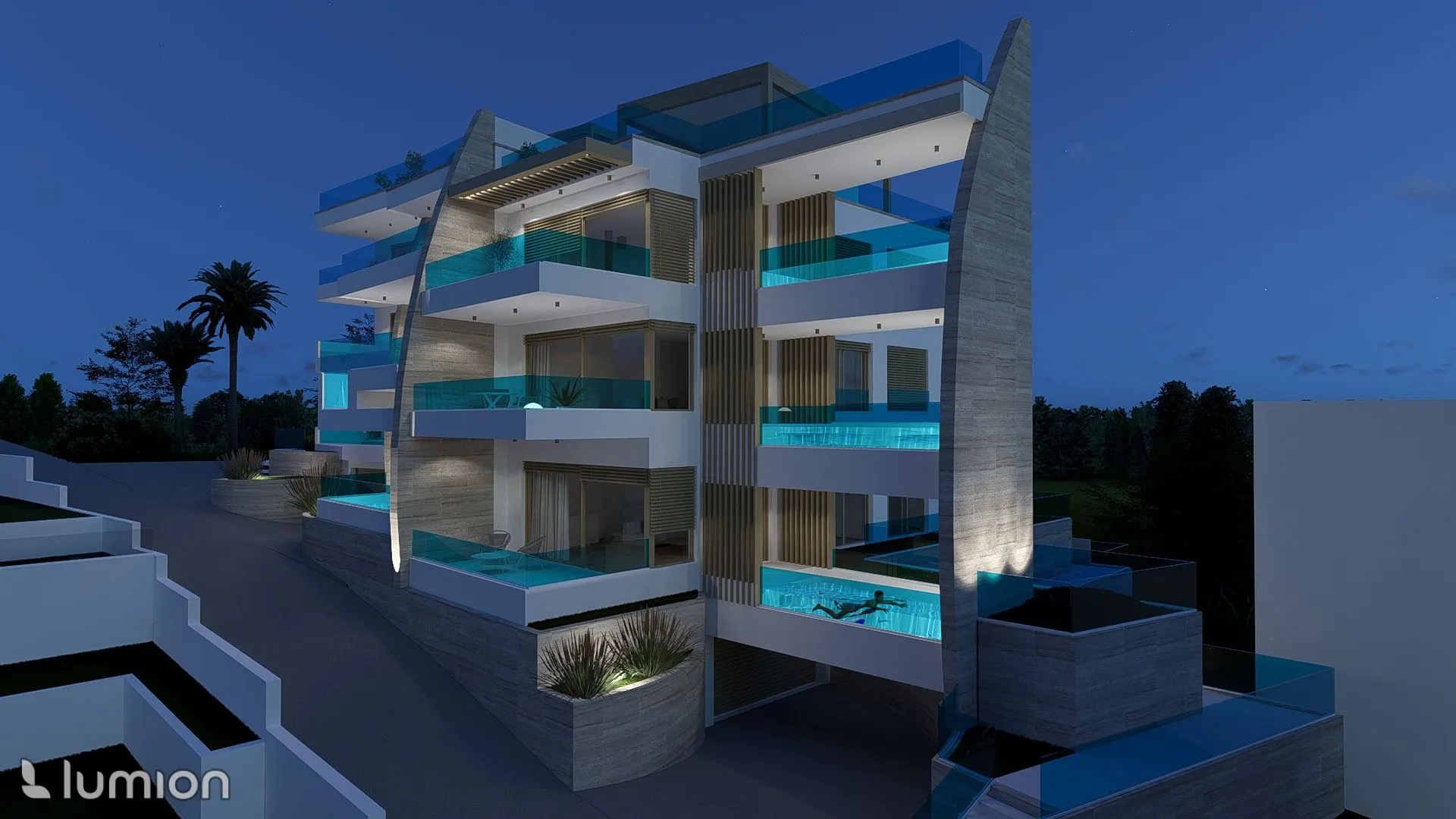 lux novogradnja, zgrada(s), stan 1 - 110,69m2 sa bazenom - slika 15