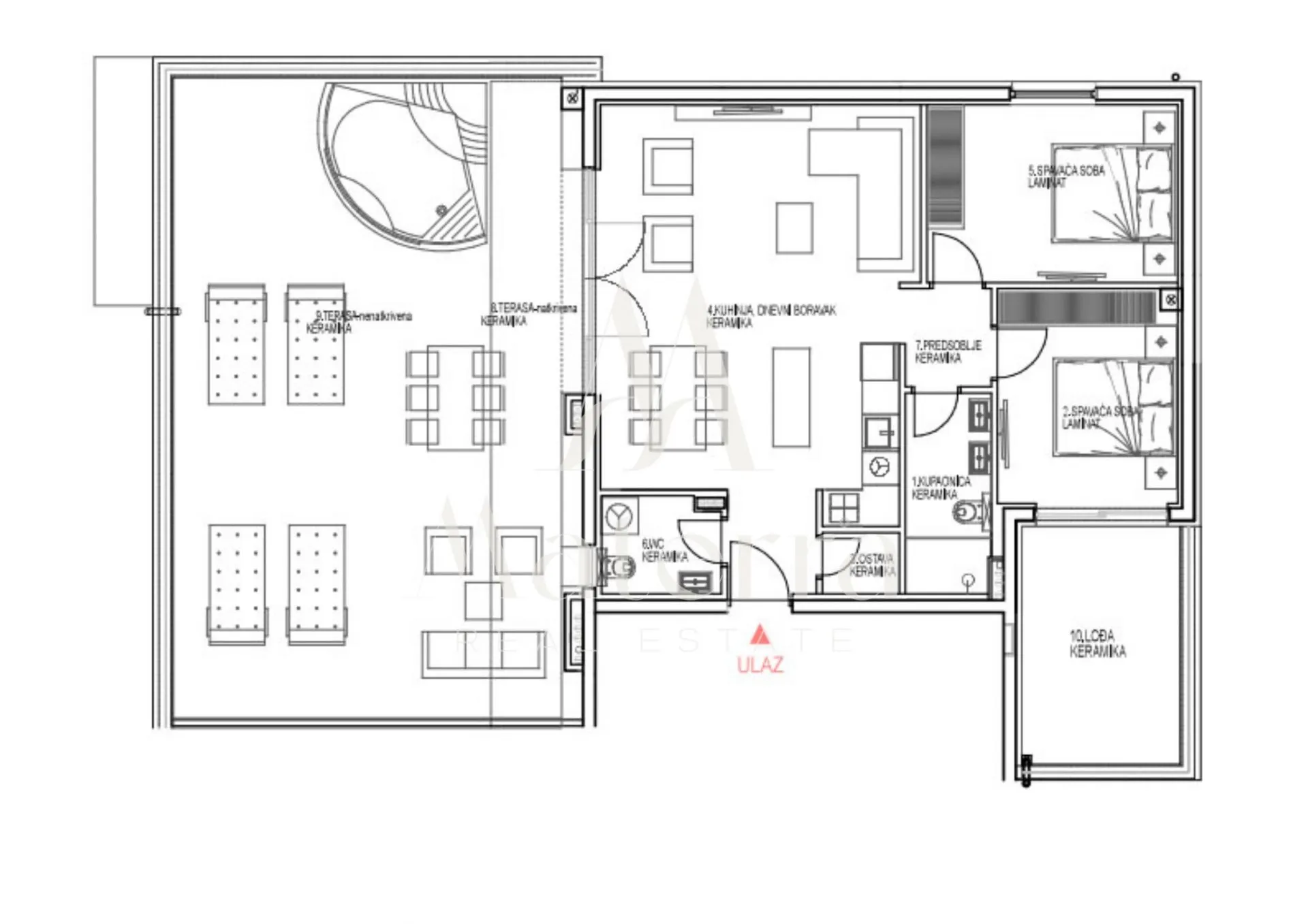 primošten, lux novogradnja/ s13, 3.kat, 98,2 m2 - slika 21