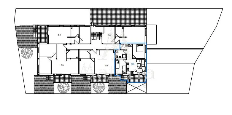 vodice - 2-sobni apartman, novogradnja, sj2 - slika 11