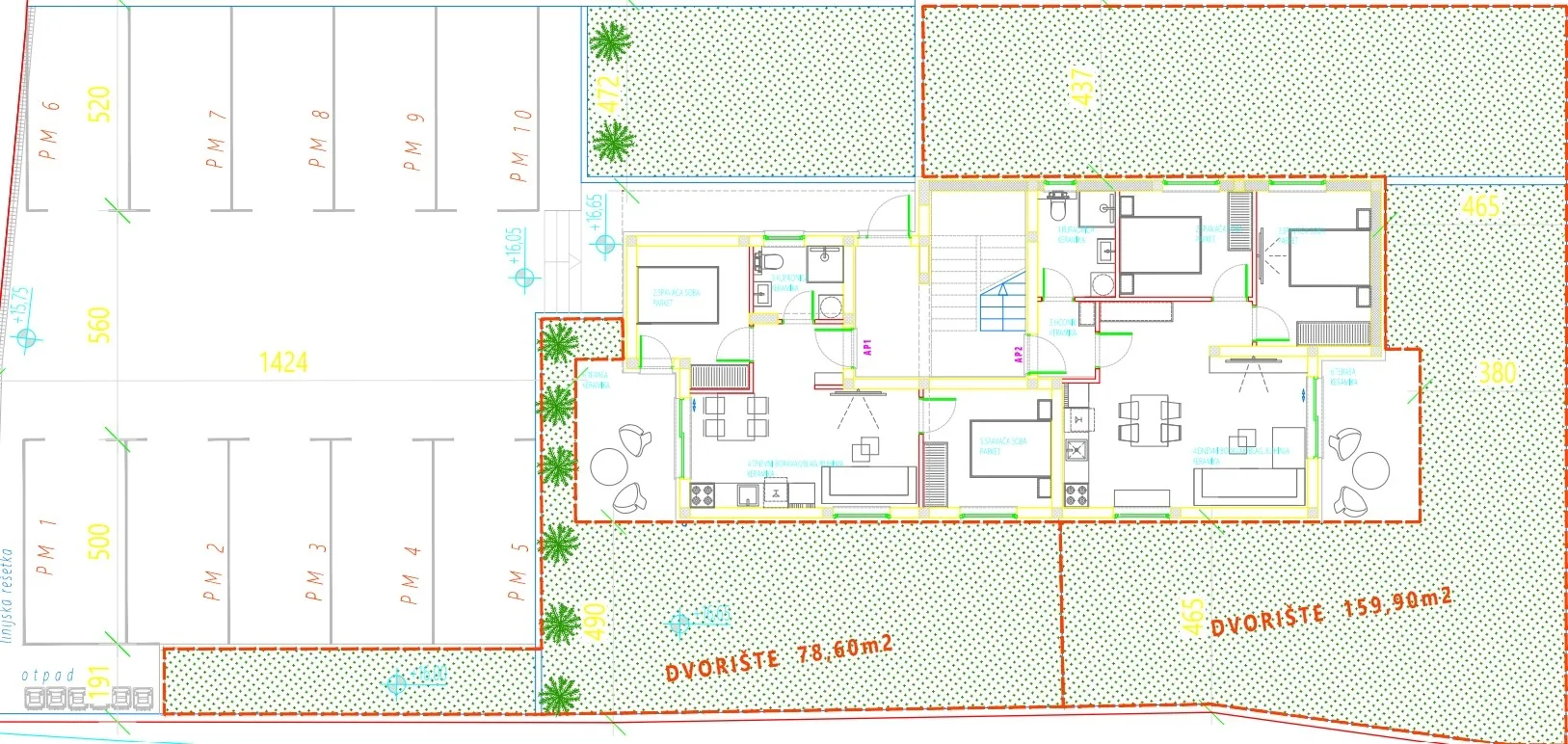 brodarica - 2-sobni stanovi, novogradnja, 300 m od mora - slika 13
