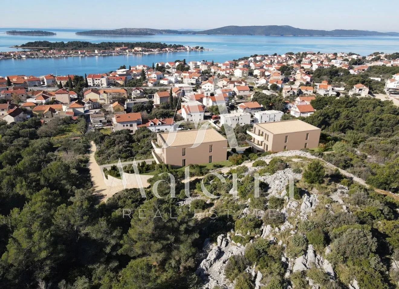 brodarica - 1-sobni stan, pogled na more, 2 parking mjesta, 2b - slika 10