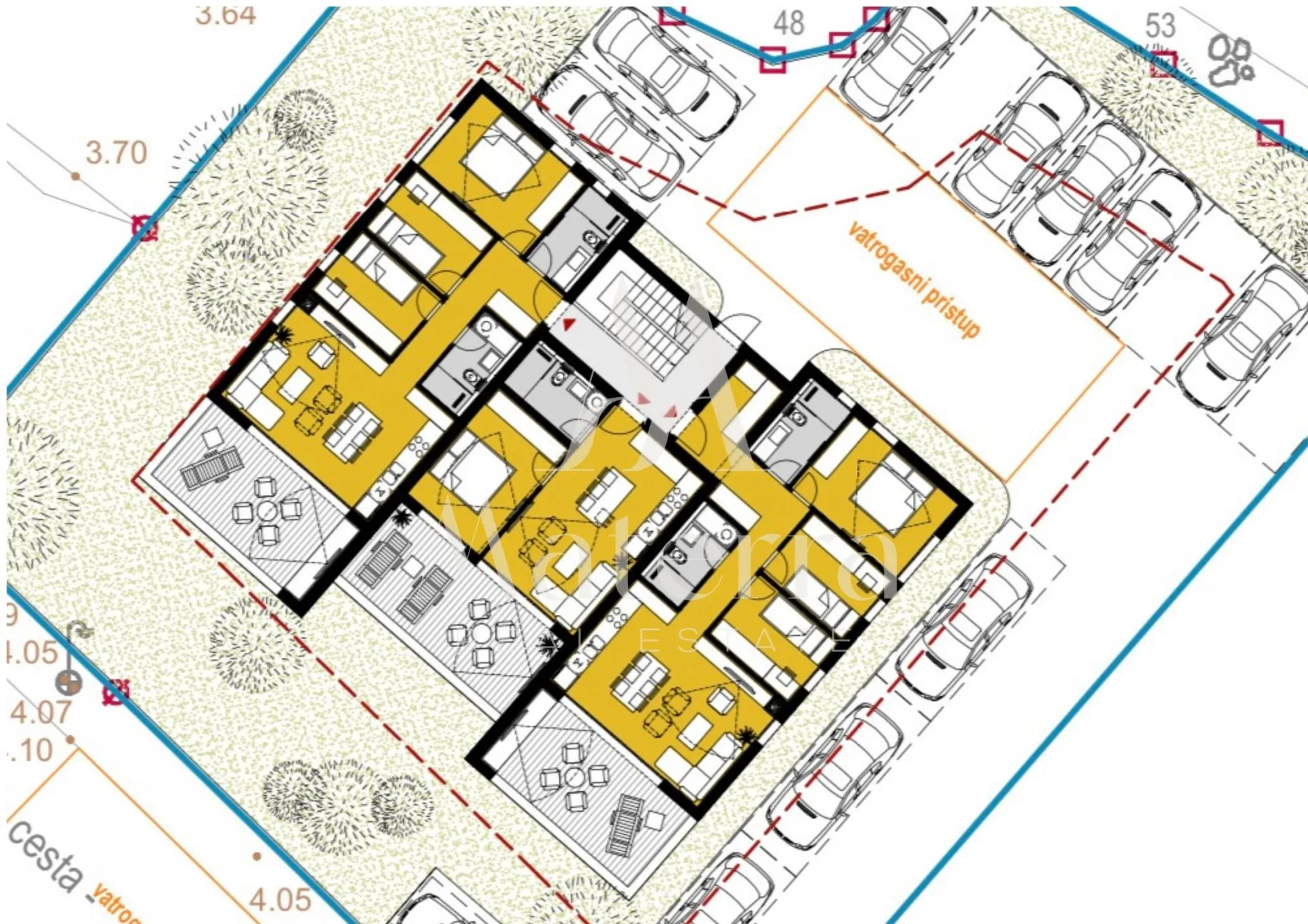 srima stan (s2), prizemlje 99,70m2, 300m od mora - slika 5
