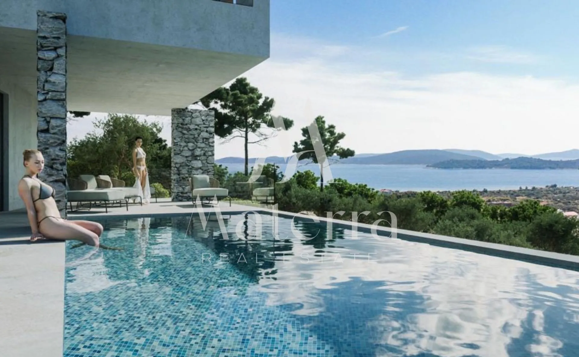 vodice, luskuzna vila (1) sa bazenom i panoramskim pogledom - slika 5