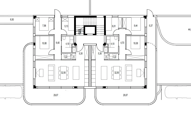 brodarica - 3-sobni stan, pogled na more, 2 parking mjesta, 4b - slika 12