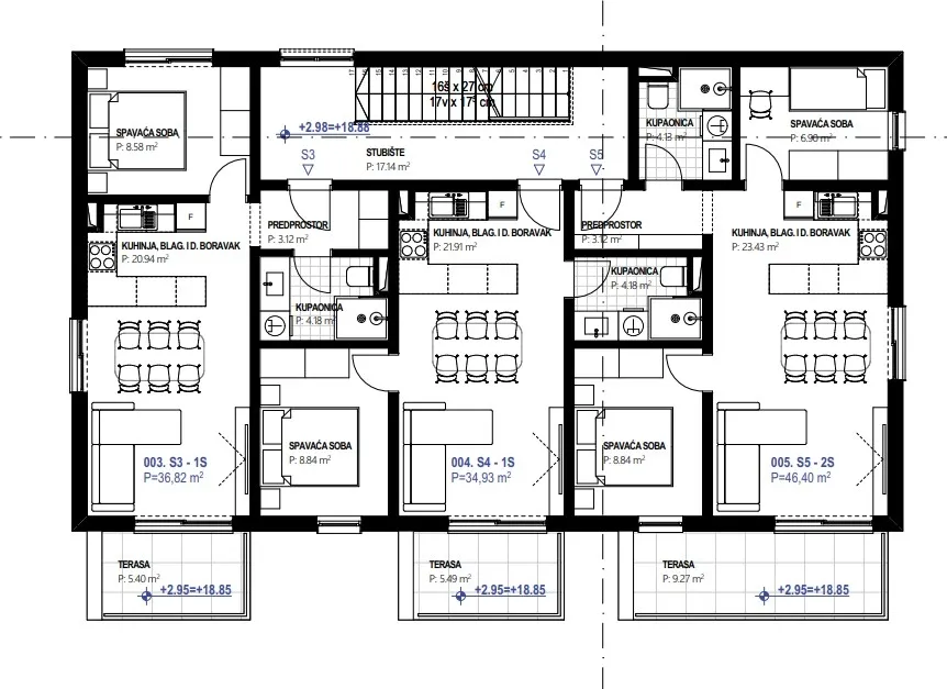 rogoznica- novogradnja, stanovi od 36,79 m2 - 75,94m2, 210 m od mora - slika 12