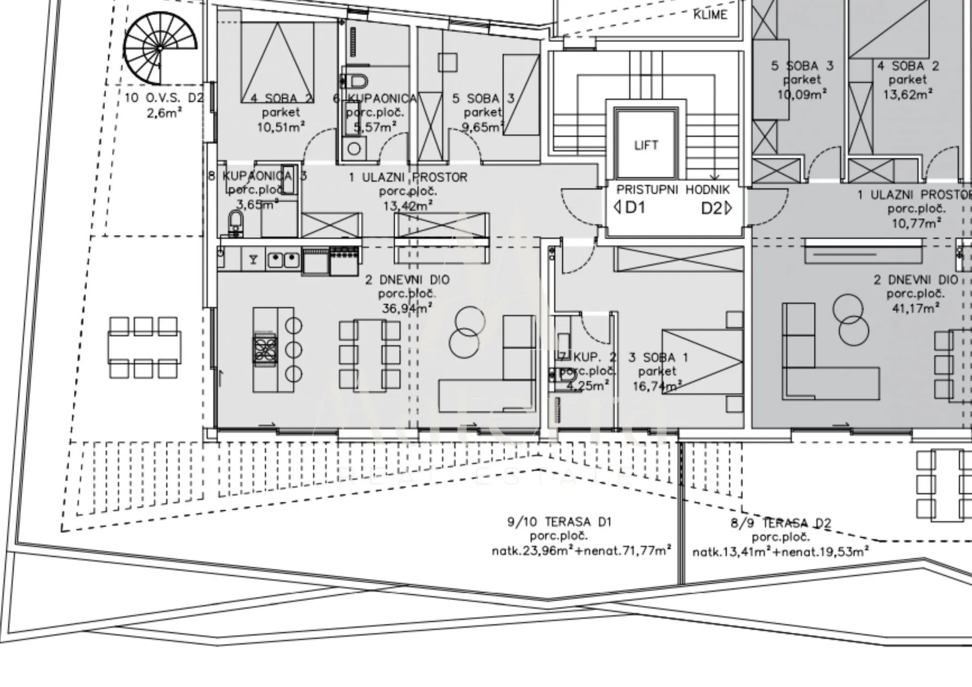 primošten / moderna novogradnja s pogledom (145,87m2 – d1) - slika 18
