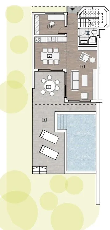 primošten - kuća u nizu s1, p =146.57 m² - slika 8