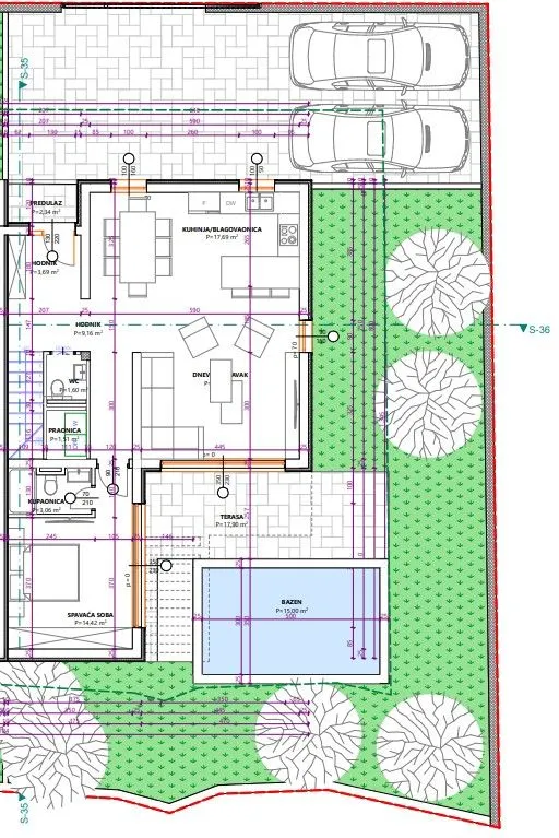 vodice - novogradnja, duplex sa bazenom, p = 176.52 m2 - slika 10