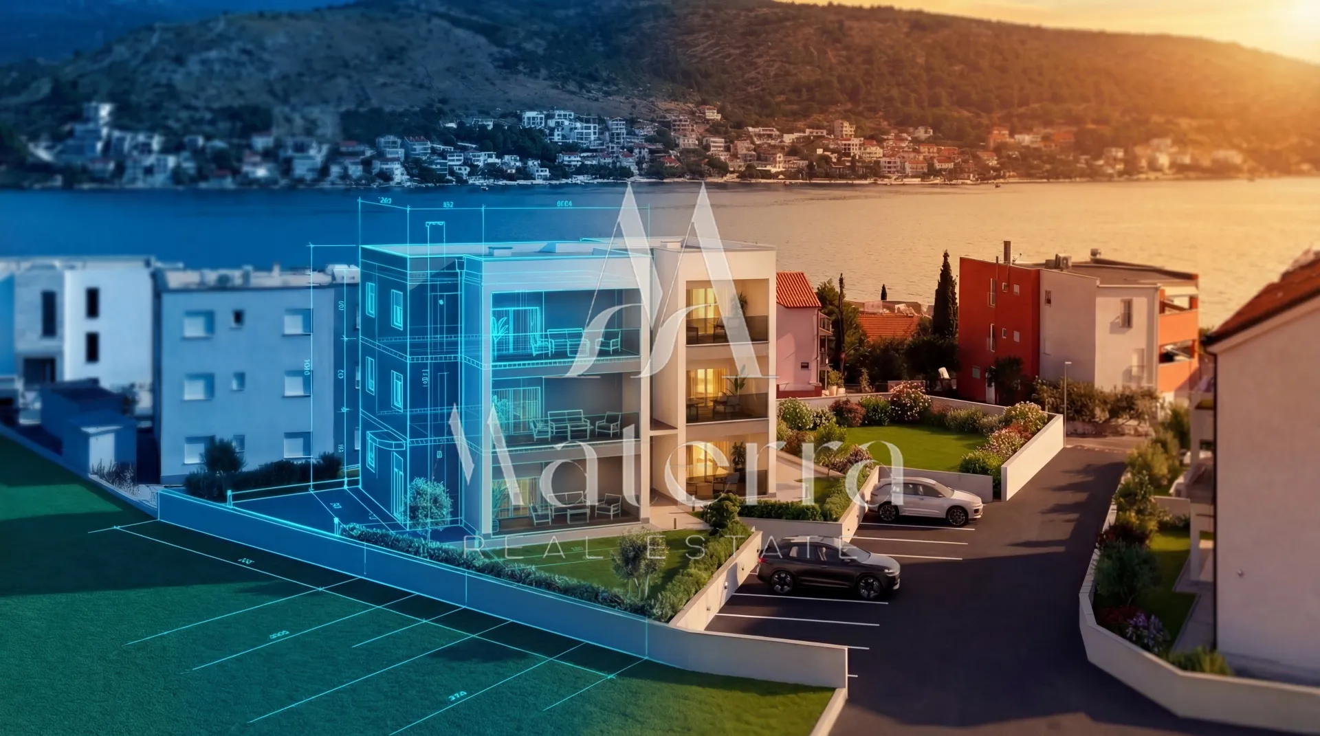 rogoznica - 1-sobni stan, vrt, pogled na more, s2 - slika 2